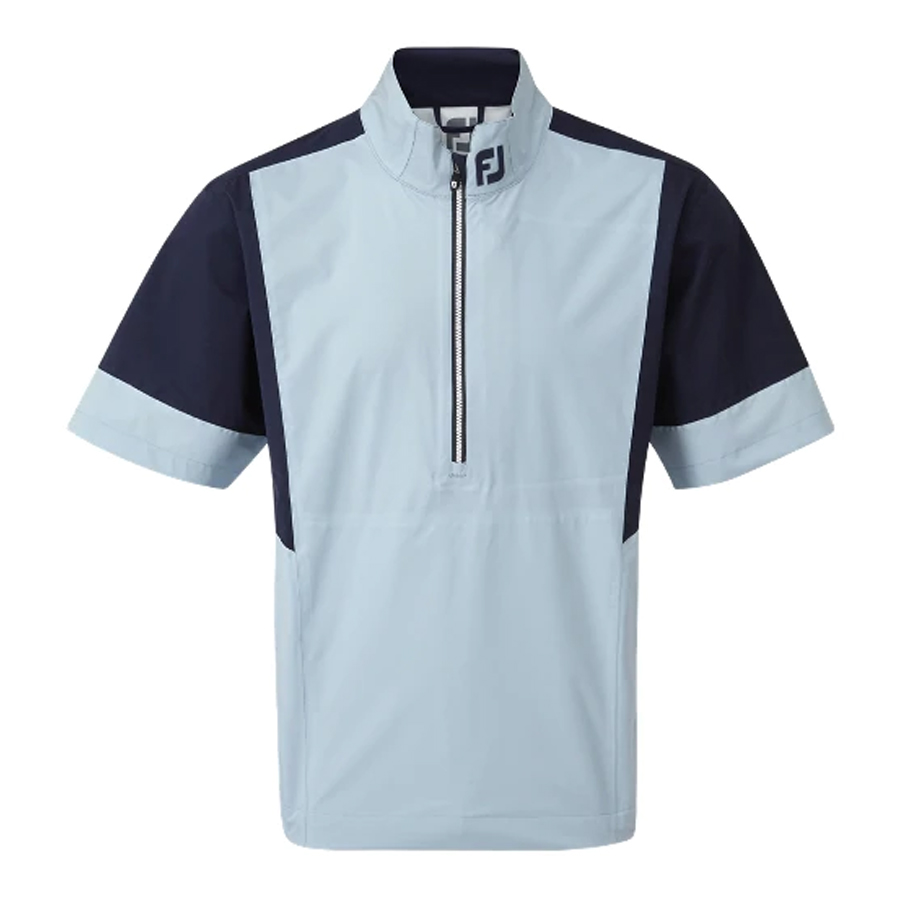 Картинка Куртка FJ HydroLite V2 Short Sleeve Rain FOG/NVY от магазина Гольф Маркет - магазин товаров для гольфа