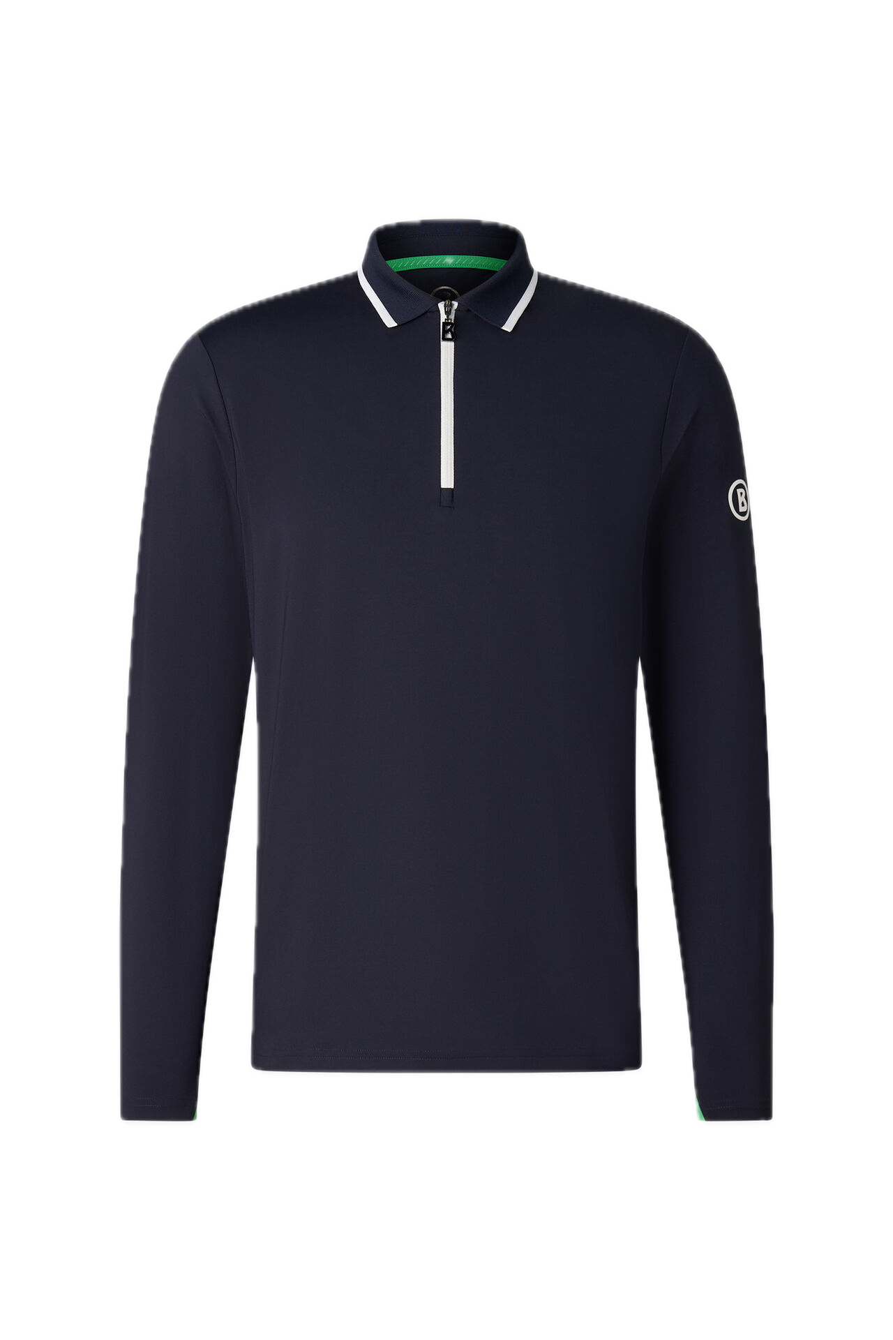Картинка Поло Bogner L/S Jonah Navy Blue от магазина Гольф Маркет - магазин товаров для гольфа