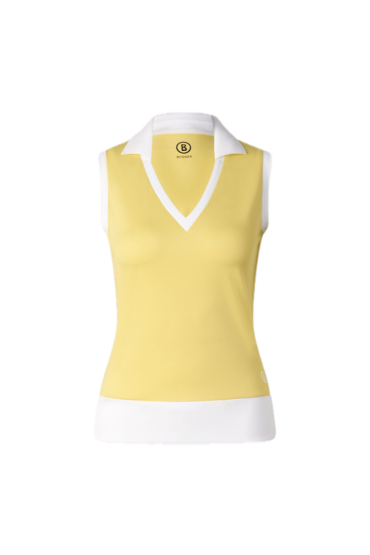 Картинка Поло женское Bogner S/L Alysha Yellow от магазина Гольф Маркет - магазин товаров для гольфа
