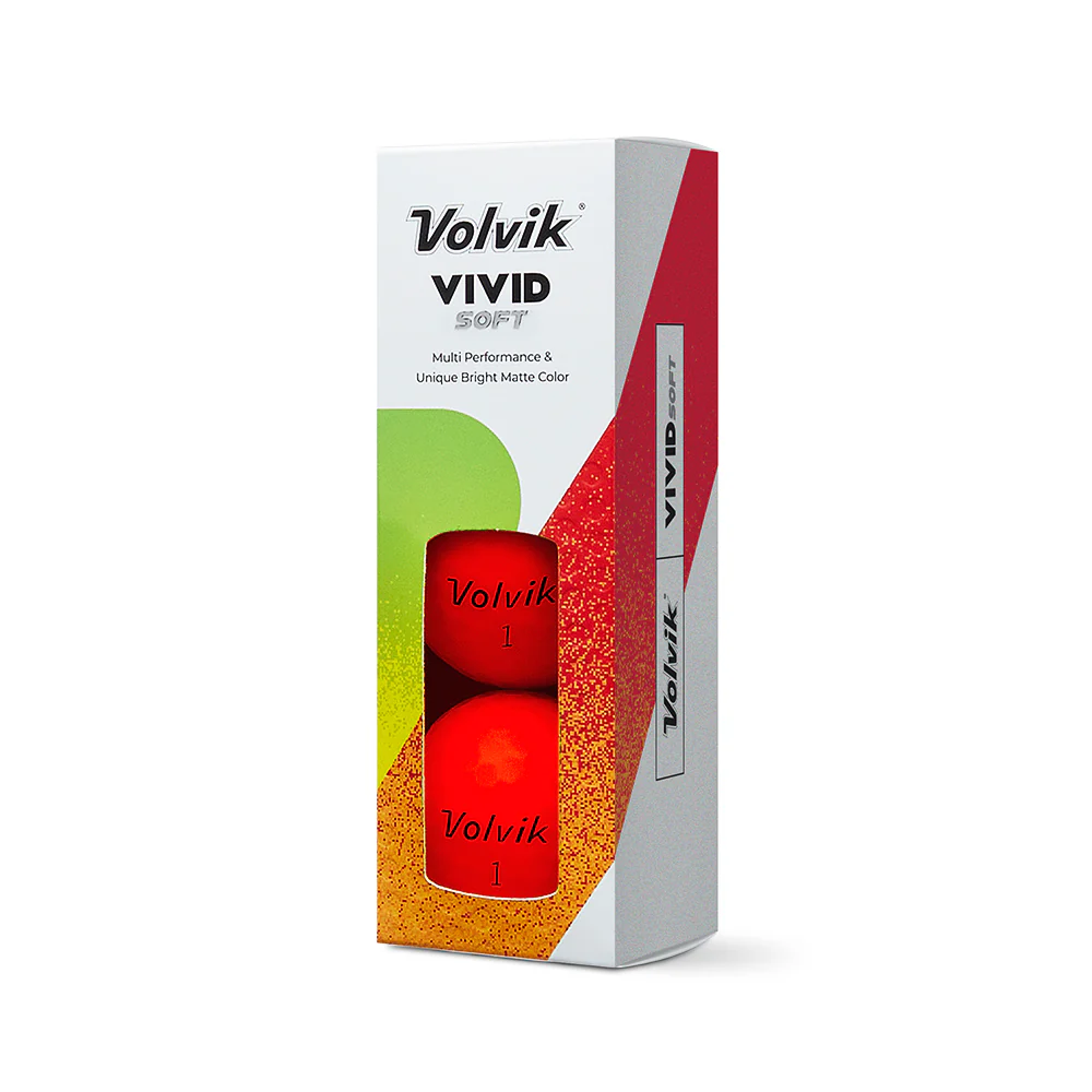 Картинка Мячи Volvik Vivid Soft Red от магазина Гольф Маркет - магазин товаров для гольфа