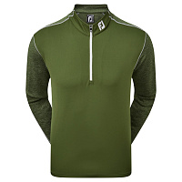 Картинка Пуловер FJ Tonal Heather Chill-Out Olive от магазина Гольф Маркет - магазин товаров для гольфа