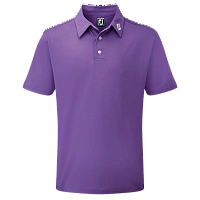 Картинка Поло FJ Stretch Pique Solid AF Purple от магазина Гольф Маркет - магазин товаров для гольфа