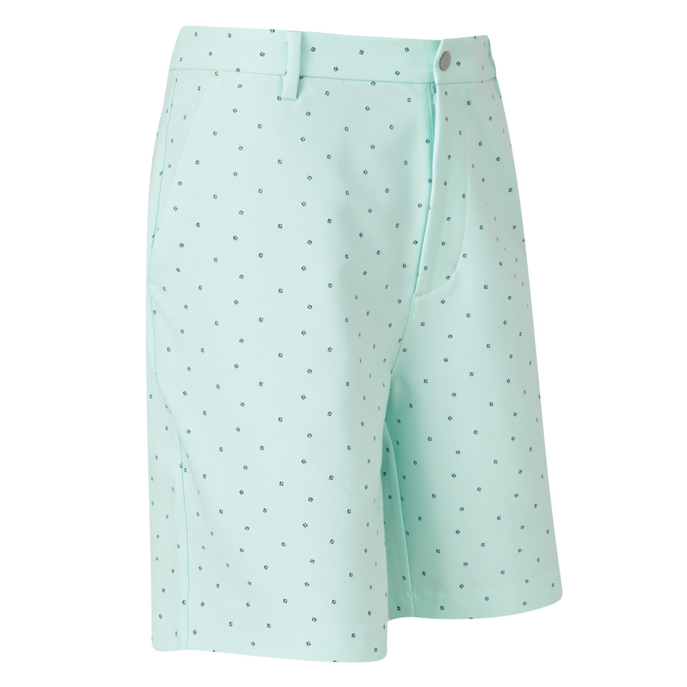 Картинка Шорты FJ Lite Tapered Fit Mint/Blue от магазина Гольф Маркет - магазин товаров для гольфа