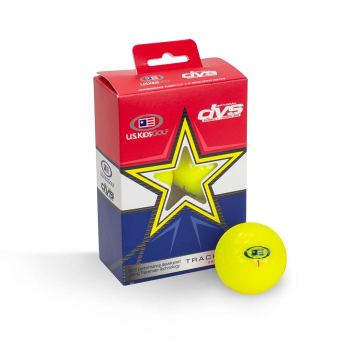 Мячи US Kids DVS 6-Ball Yellow 46013