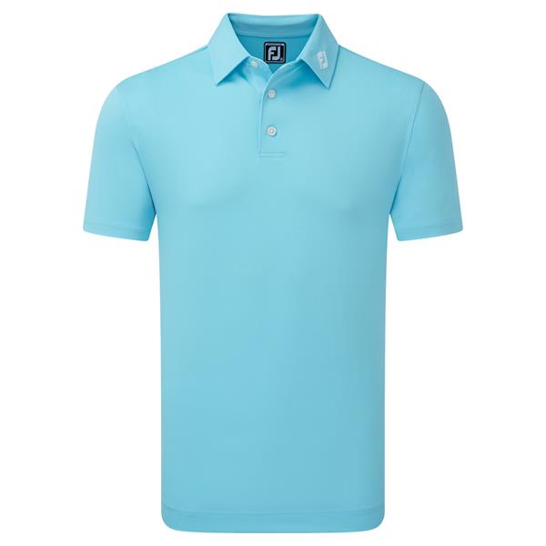 Картинка Поло FJ Stretch Pique Solid Riviera Blue от магазина Гольф Маркет - магазин товаров для гольфа