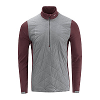 Картинка Толстовка KJUS Release Half-Zip Cabernet/Steel Grey Melange от магазина Гольф Маркет - магазин товаров для гольфа