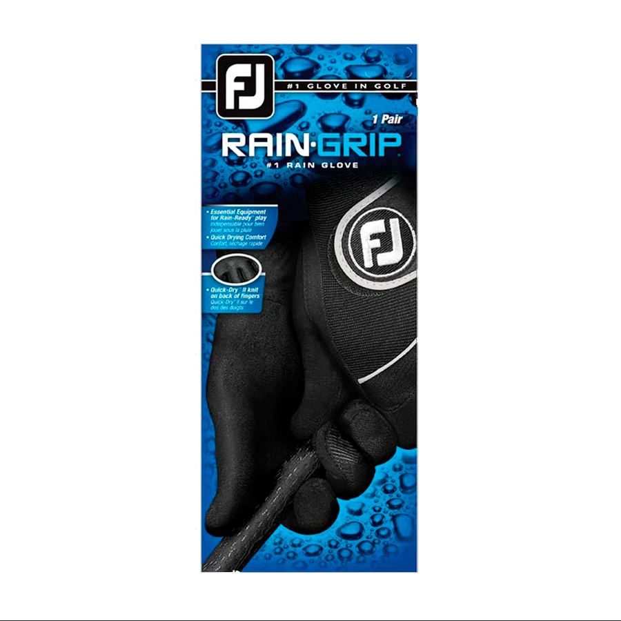 Перчатки мужские FJ Raingrip Black Pair