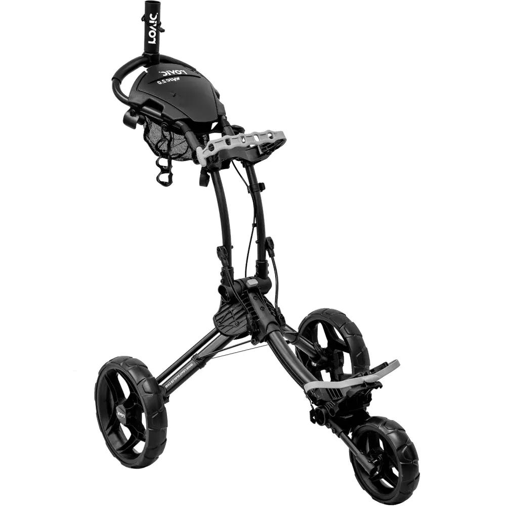 Картинка Тележка Rovic RV1C 2.0 Charcoal/Black от магазина Гольф Маркет - магазин товаров для гольфа