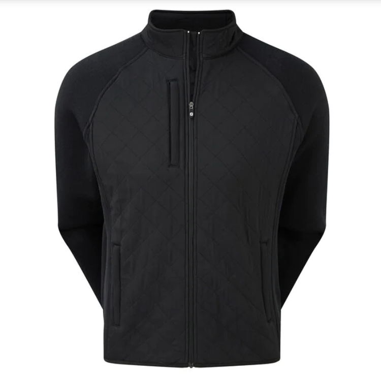 Картинка Куртка FJ Fleece Quilted Jacket Black от магазина Гольф Маркет - магазин товаров для гольфа