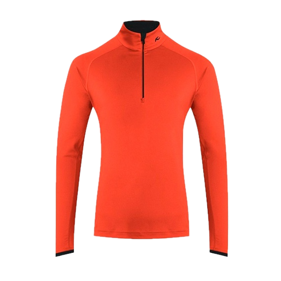 Картинка Пуловер KJUS Feel Half-Zip Fuel Red-Black от магазина Гольф Маркет - магазин товаров для гольфа