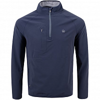 Картинка Пуловер Peter Millar Flex Adapt Half-Zip Steel от магазина Гольф Маркет - магазин товаров для гольфа