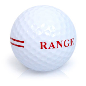 Мяч Range Ball white 2 piece