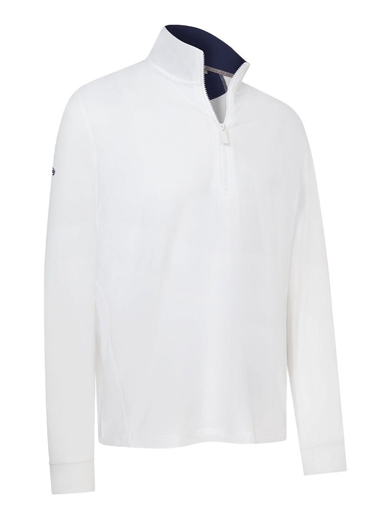 Картинка Пуловер Callaway 1/4 Zip Bright White от магазина Гольф Маркет - магазин товаров для гольфа