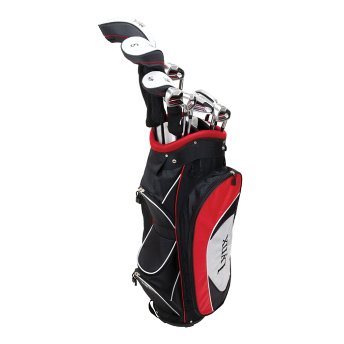 Картинка Набор клюшек Lynx Golf Men's Set + Black/Red Cart Bag от магазина Гольф Маркет - магазин товаров для гольфа