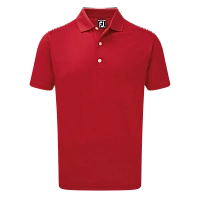 Картинка Поло FJ Stretch Pique Solid  RK Collar Red от магазина Гольф Маркет - магазин товаров для гольфа