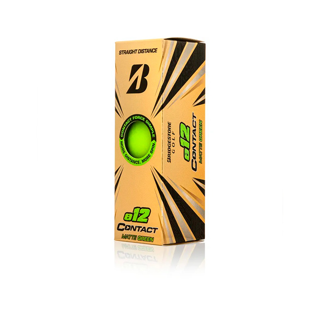 Мячи Bridgestone e12 Contact Matte Green