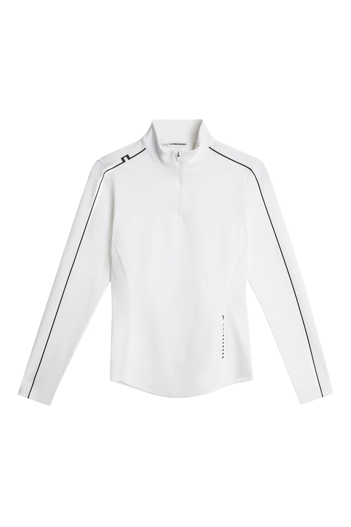 Картинка Пуловер женский JL Adiola Quarter Zip White от магазина Гольф Маркет - магазин товаров для гольфа