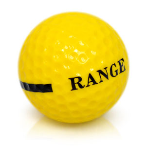 Мяч Range Ball желтый 2 piece