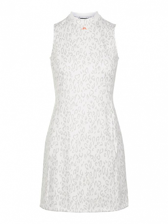 Платье JL Nena Print Animal Grey White