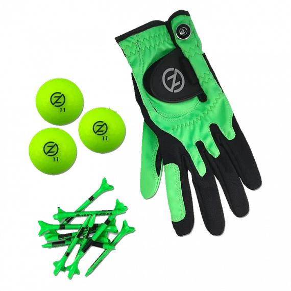 Набор Zero Friction Spectra Supertubes Green (1 перчатка, 3 мяча, 10 ти)