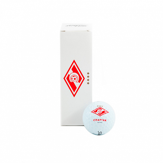 Мячи Tour Soft White c логотипом Spartak