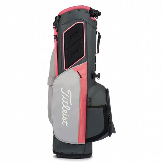 Бэг Titleist Players 4 Plus Stand Charcoal/Grey/Coral